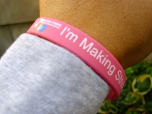 I'm making strides against breast cancer! 