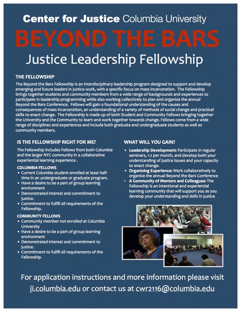 Beyond the Bars Fellowship Flyer