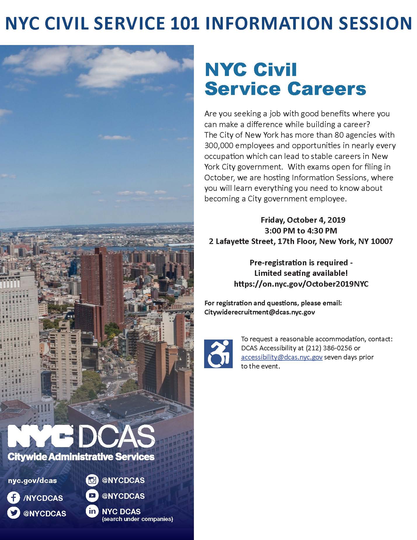 Nyc Dcas Office Of Career Services And Leadership Management