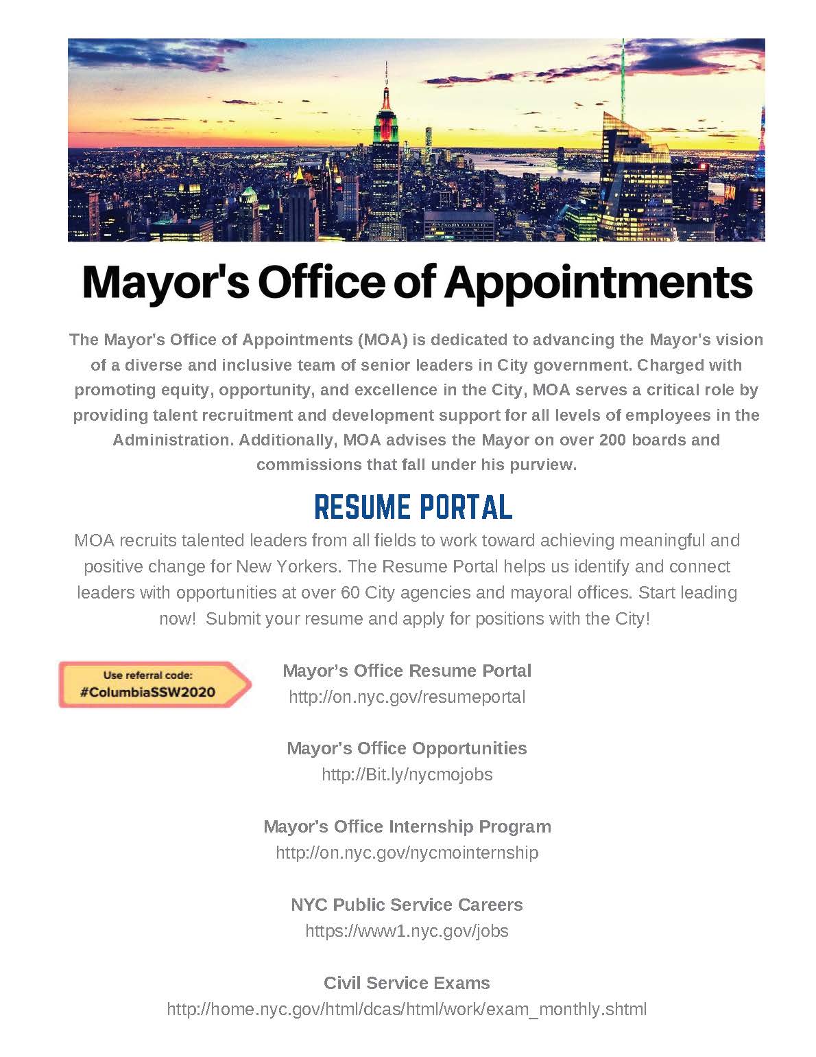 Mayor's Office of Appointments