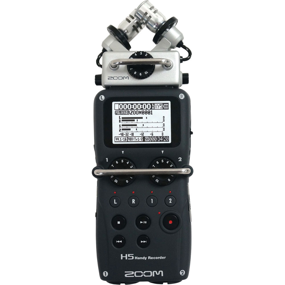 Photo of a Zoom five audio recorder