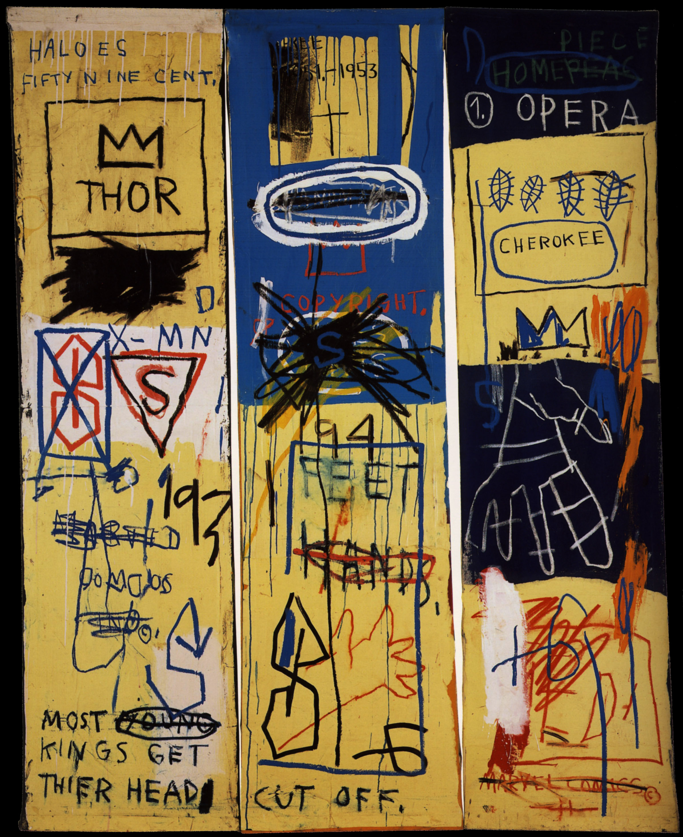 Image result for most young kings get their heads cut off basquiat