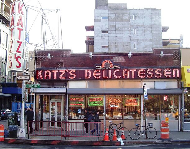"Katz's Delicatessen" by Beyond My Ken - Own work. Licensed under GFDL via Wikimedia Commons -