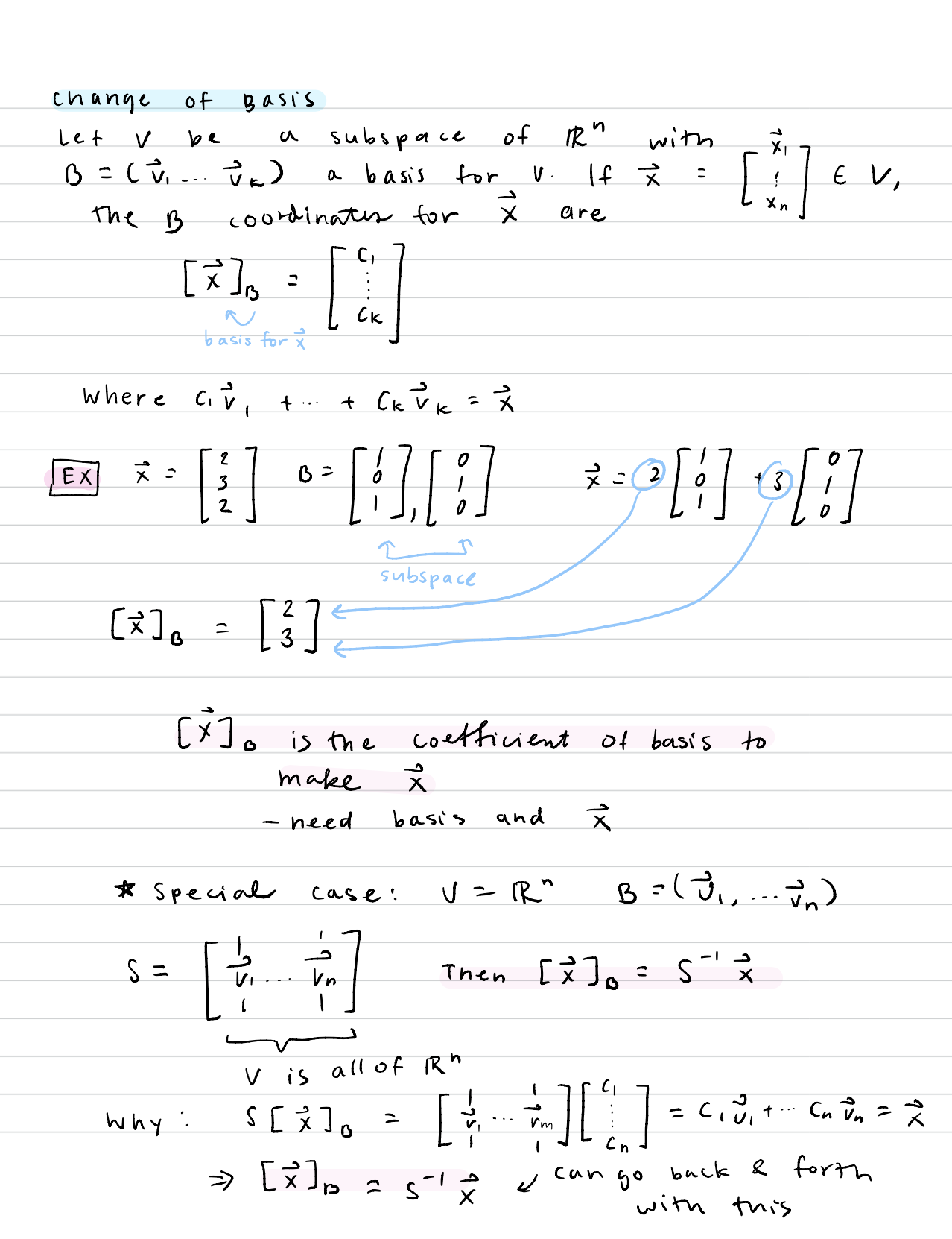 Linear Algebra Concepts Jessica's Second Brain