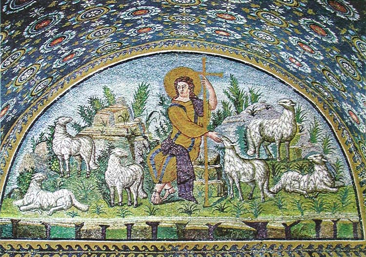 Good Shepherd at Mausoleum of Galla Placidia, 425