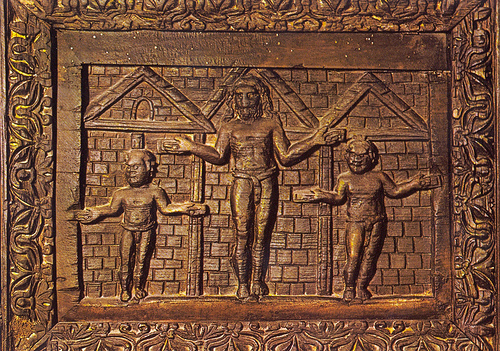crucifixion or orant, sta sabina, 6th century