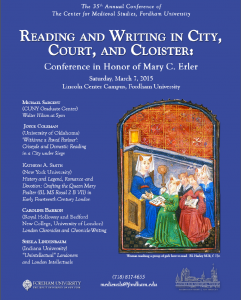 Fordham 2015 conference flyer
