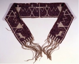 Mohawk wampum belt, c. 1775
