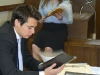 Mario reads an affidavit