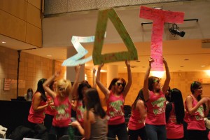 Sig Delts on Bid Day