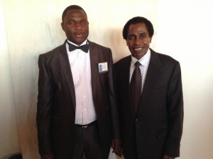 Geoffrey Mayamba (left) and Isaiah Chabala (right)