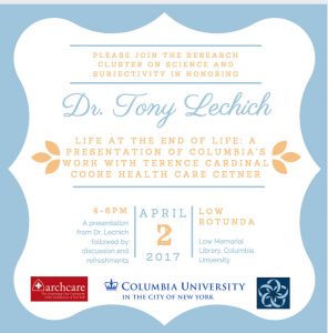 Life at the End of Life Invitation - Anthony Lechich