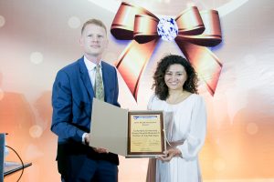 Sholpan receives AmCham award