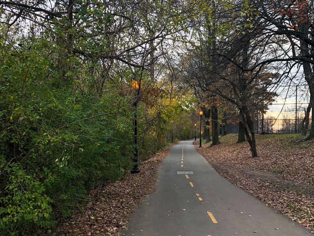 Westside bike path