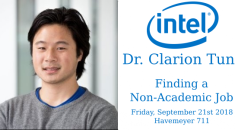 Finding a non-academic job - Dr. Clarion Tung, Intel