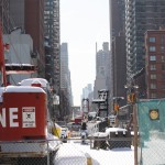 2nd ave looking south from East 96th Street (installing Phase 1 of the Second Ave Subway)