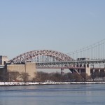 Hell Gate bridge and RFK Triborough Bridge