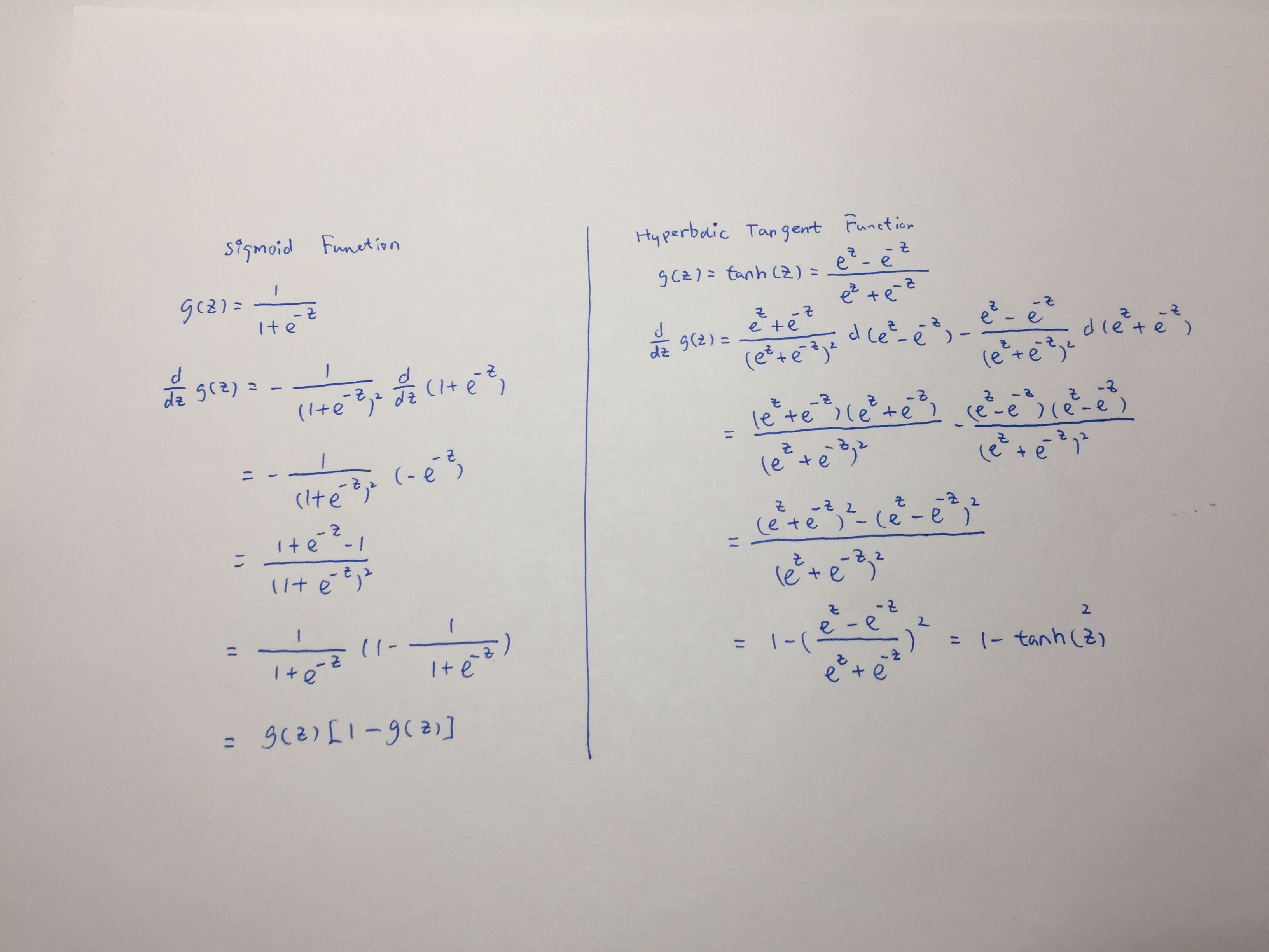 derivative-of-tanh-function