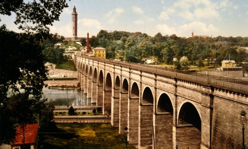 High Bridge Aqueduct New York City 1900